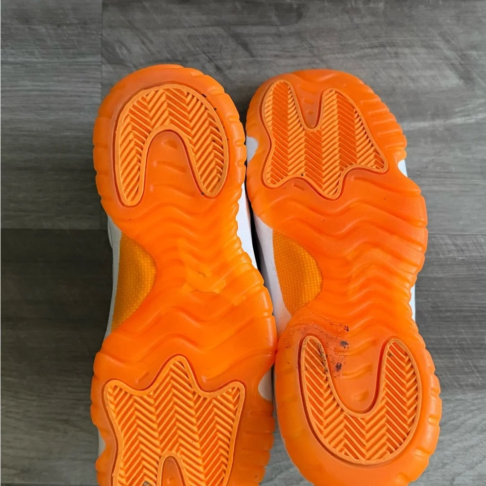 White and Orange Sneakers - Picture 3 of 5